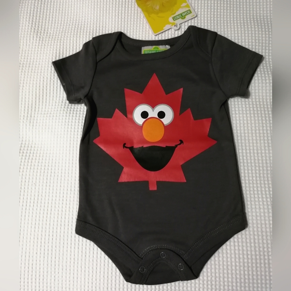 🔥SALE🔥 Sesame Street Elmo Baby Onesie Bodysuit NWT Sz 6-12M, 12-18M, 18-24M